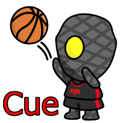 Aiバスケットボールロボット Cue Lineスタンプ販売のお知らせ アルバルク東京